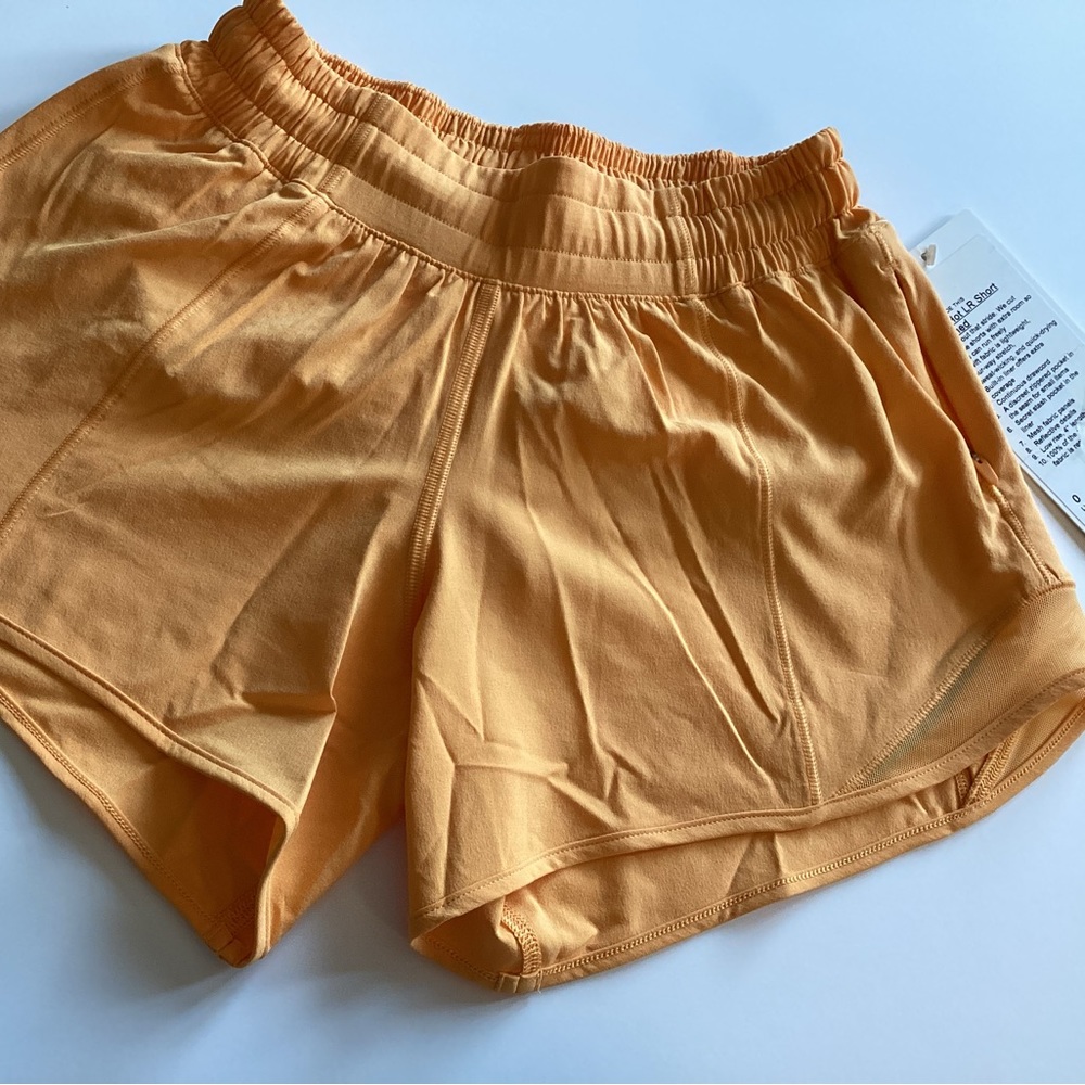Hotty hot LR shorts 4” inseam mango dream size 0